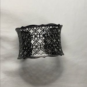 Kendra Scott Candice cuff gunmetal